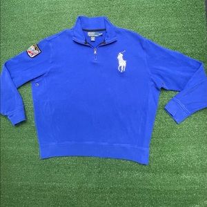 Ralph Lauren Big Pony Polo 1/4 zip pullover